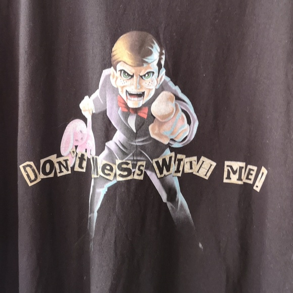 Men's X-large NWOT Goosebumps Short Sleeve T-shirt Black with Full Front Graphic - Picture 2 of 5